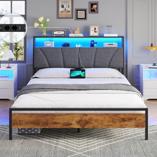 Lit 140x190 avec Lumières LED Intégrées