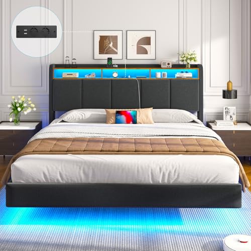 Lit 180x200 avec Éclairage LED Intégré