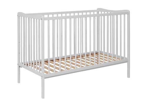 Lit Bébé en Bois de Hêtre 120x60 cm Lit Bébé en Bois de Hêtre 120x60 cm