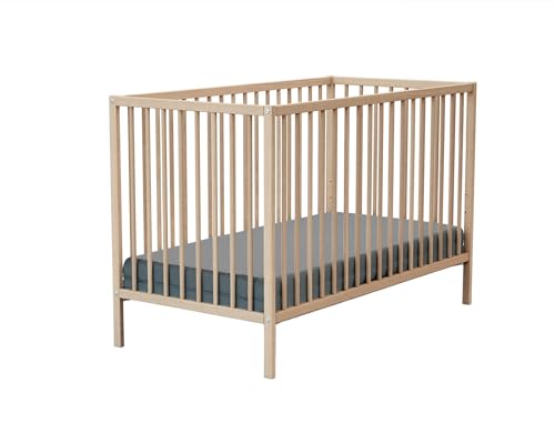 Lit bébé en Hêtre massif 60x120cm Lit bébé en Hêtre massif 60x120cm