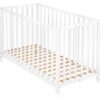 Lit Bébé Pliant en Hêtre avec Roulettes Lit Bébé Pliant en Hêtre avec Roulettes