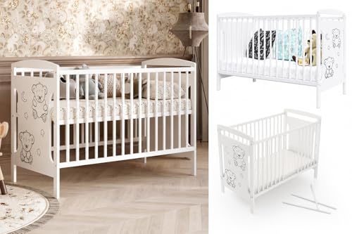 Lit Bébé Ted avec Matelas Inclus Lit Bébé Ted avec Matelas Inclus