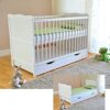Lit bébé transformable avec matelas Aloe Vera Lit bébé transformable avec matelas Aloe Vera