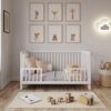 Lit Bébé Évolutif 140x70cm avec Barrière