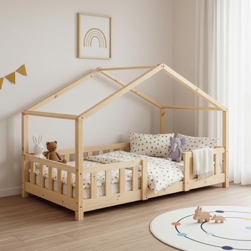 Lit d'enfant en forme de maison 160x80 cm Lit d'enfant en forme de maison 160x80 cm