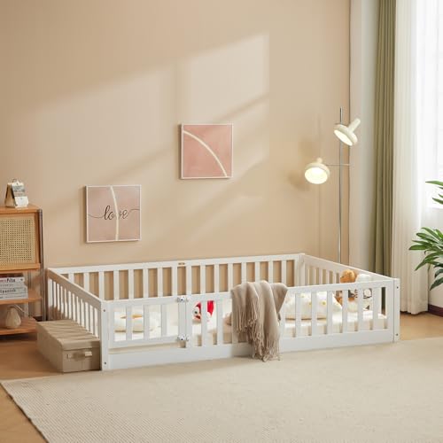 Lit d'Enfant Montessori au Sol 90x190 Lit d'Enfant Montessori au Sol 90x190
