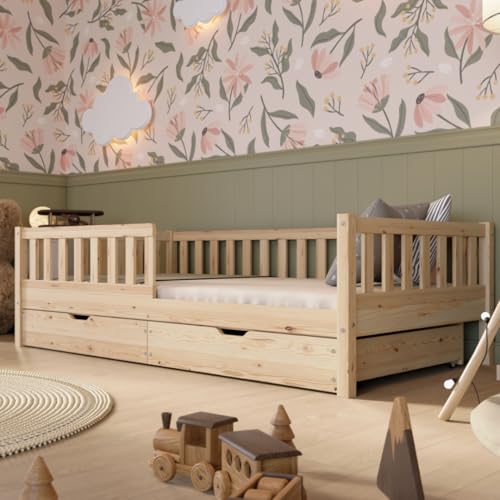 Lit Enfant Crazy Pine avec Tiroirs Lit Enfant Crazy Pine avec Tiroirs