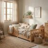 Lit enfant Montessori en pin massif Lit enfant Montessori en pin massif