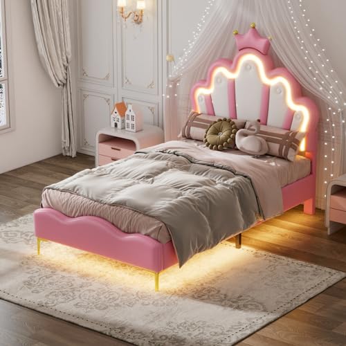 Lit Enfant Rembourré avec Éclairage LED Lit Enfant Rembourré avec Éclairage LED