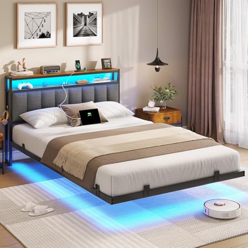 Lit Flottant 140x190 avec Éclairage LED