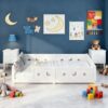Lit Montessori au Sol 90x200cm en Bois Lit Montessori au Sol 90x200cm en Bois
