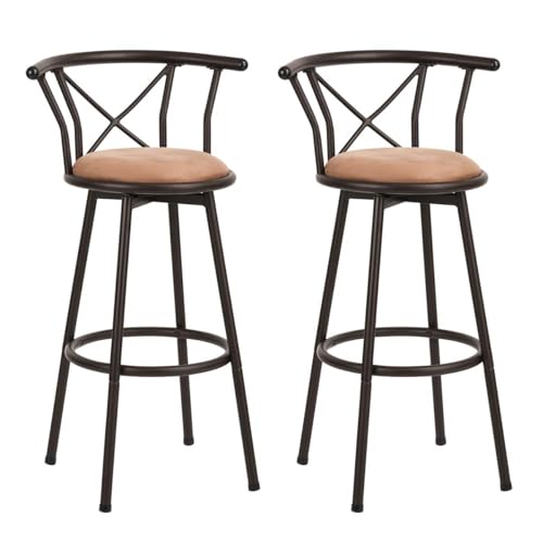 Lot de 2 Chaises de Bar Pivotantes Lot de 2 Chaises de Bar Pivotantes