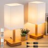 Lot de 2 lampes de chevet rétro