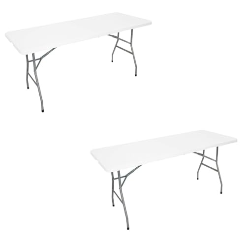 Lot de 2 Tables de Camping Pliantes Lot de 2 Tables de Camping Pliantes