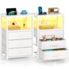Lot de 2 Tables de Chevet Connectées