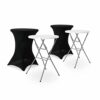 Lot de 2 Tables Hautes Pliables Gala Lot de 2 Tables Hautes Pliables Gala