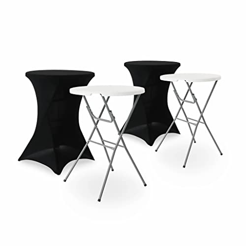 Lot de 2 Tables Hautes Pliables Gala Lot de 2 Tables Hautes Pliables Gala