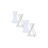 Lot de 2 Tables Hautes Pliantes 105 CM Lot de 2 Tables Hautes Pliantes 105 CM