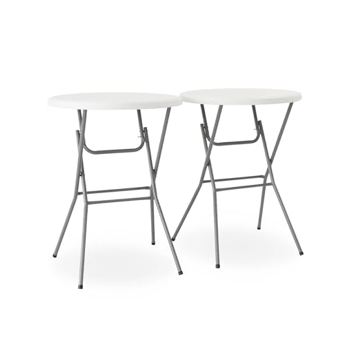Lot de 2 Tables Hautes Pliantes Gala Lot de 2 Tables Hautes Pliantes Gala
