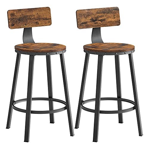 Lot de 2 Tabourets de Bar Industriels Lot de 2 Tabourets de Bar Industriels