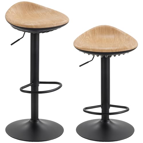 Lot de 2 tabourets de bar réglables Lot de 2 tabourets de bar réglables