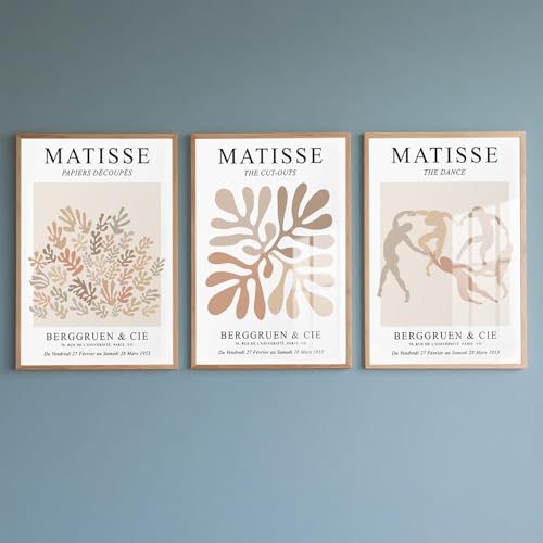 Lot de 3 Tableaux Décoratifs Matisse 40x50 cm Lot de 3 Tableaux Décoratifs Matisse 40x50 cm