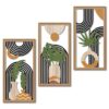 Lot de 3 tableaux muraux modernes Lot de 3 tableaux muraux modernes