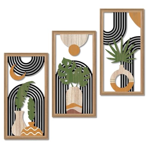 Lot de 3 tableaux muraux modernes Lot de 3 tableaux muraux modernes