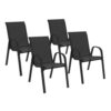Lot de 4 chaises de Jardin LYMA Lot de 4 chaises de Jardin LYMA