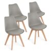 Lot de 4 Chaises Scandinaves EGGREE