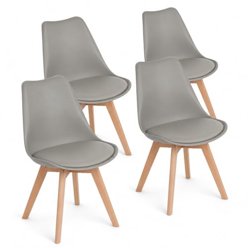 Lot de 4 Chaises Scandinaves EGGREE