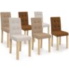 Lot de 6 chaises capitonnées POLGA Lot de 6 chaises capitonnées POLGA
