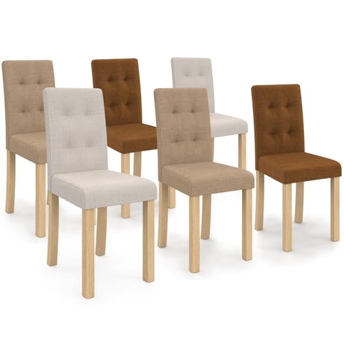 Lot de 6 chaises capitonnées POLGA Lot de 6 chaises capitonnées POLGA