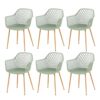 Lot de 6 Chaises de Jardin Exterieures Lot de 6 Chaises de Jardin Exterieures