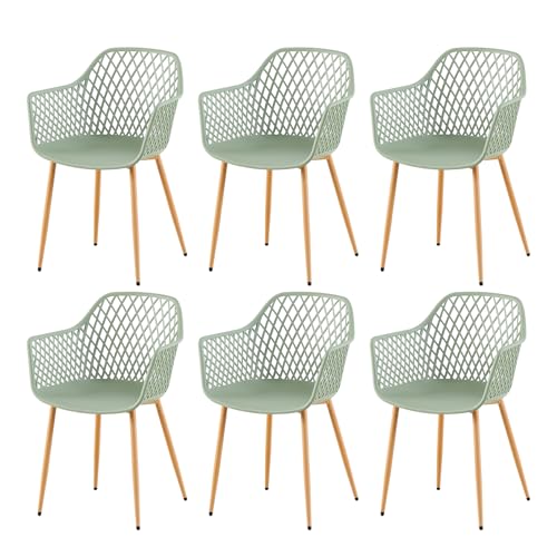 Lot de 6 Chaises de Jardin Exterieures Lot de 6 Chaises de Jardin Exterieures