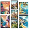 Lot de 7 Posters Décoratifs Modernes