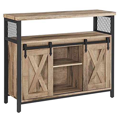 Meuble de Rangement VASAGLE avec Portes Coulissantes