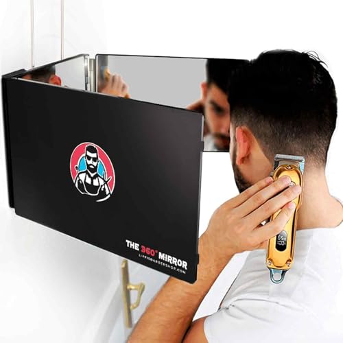 Miroir 360° Pliable pour Coupe de Cheveux Miroir 360° Pliable pour Coupe de Cheveux