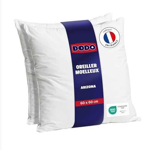 Oreillers Ultra Doux DODO - Lot de 2 Oreillers Ultra Doux DODO - Lot de 2