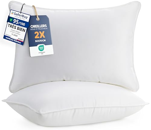 Oreillers Utopia Bedding (Lot de 2) Oreillers Utopia Bedding (Lot de 2)