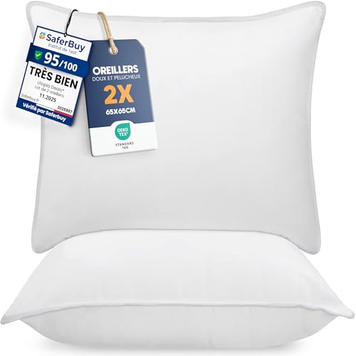 Oreillers Utopia Bedding (Lot de 2) Oreillers Utopia Bedding (Lot de 2)