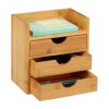 Organisateur de Bureau en Bambou Organisateur de Bureau en Bambou