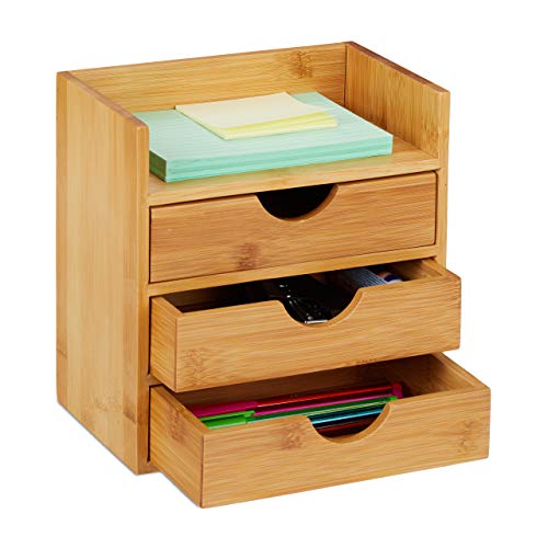 Organisateur de Bureau en Bambou Organisateur de Bureau en Bambou