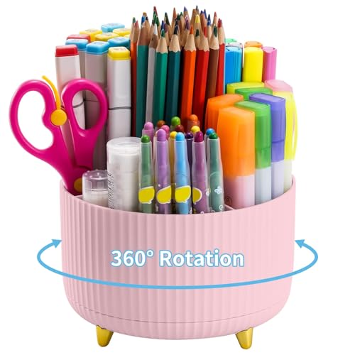 Organisateur de Bureau Rotatif 5 Compartiments Organisateur de Bureau Rotatif 5 Compartiments