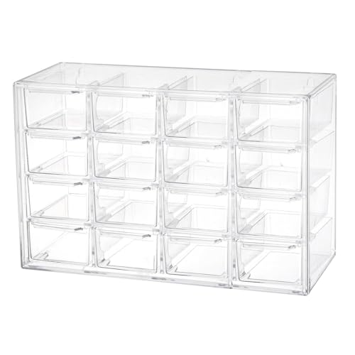 Organisateur Transparent de Tiroirs Empilables Organisateur Transparent de Tiroirs Empilables