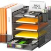 Organiseur de bureau avec porte-fichiers