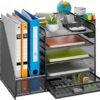 Organiseur de Bureau en Maille Noir