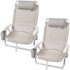 Pack de 2 Chaises Pliantes Multi-Positions Pack de 2 Chaises Pliantes Multi-Positions