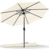 Parasol de Jardin Inclinable 270cm Beige Parasol de Jardin Inclinable 270cm Beige