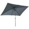 Parasol de jardin inclinable 3x2m Parasol de jardin inclinable 3x2m